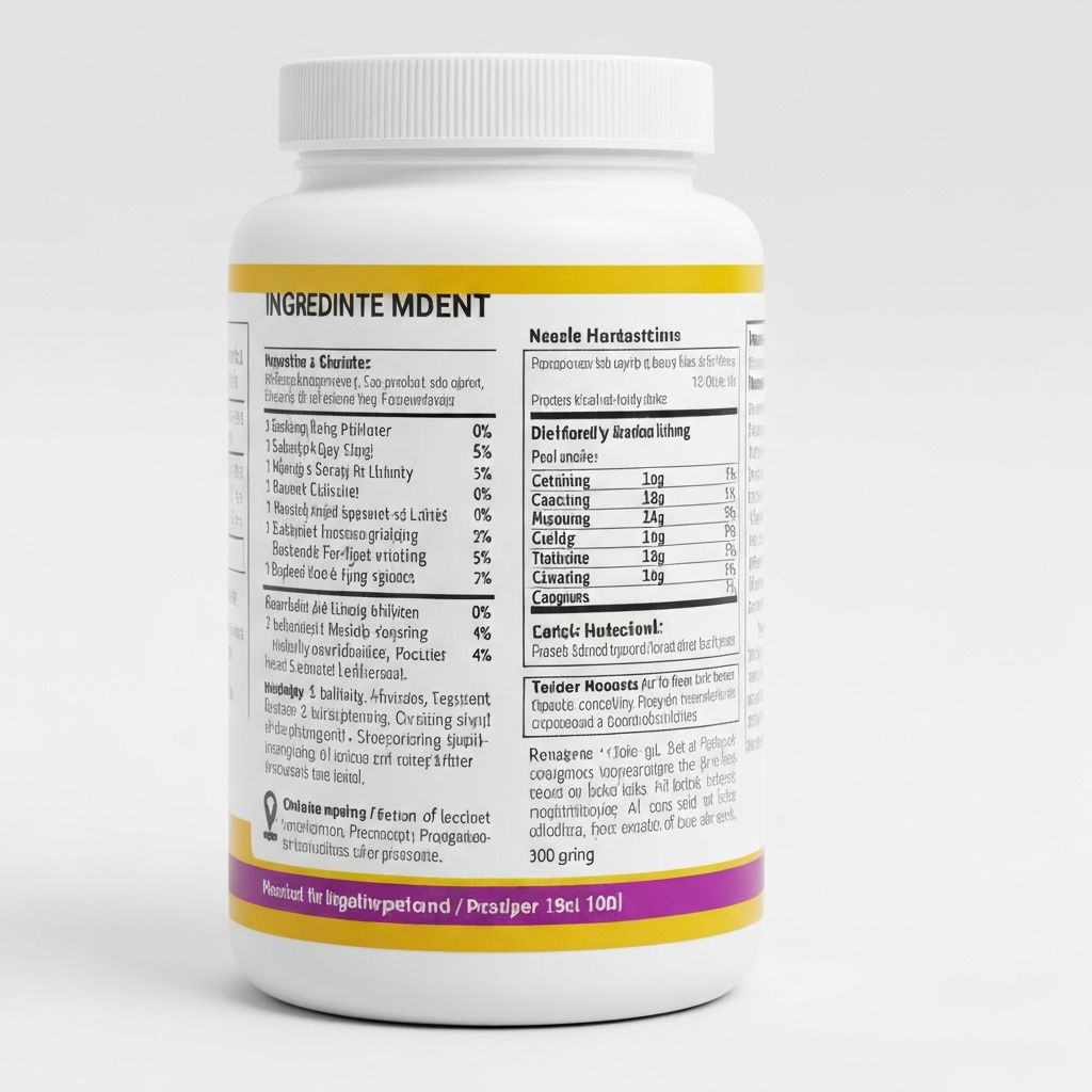 Reading supplement labels
